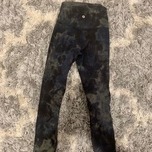 Tie dye Align high rise lululemon leggings